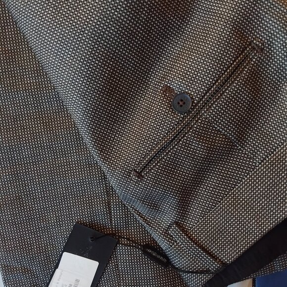 HAIGHT & ASHBURY brown textured suit size 40 and pants waist 30-31 - Picture 4 of 6